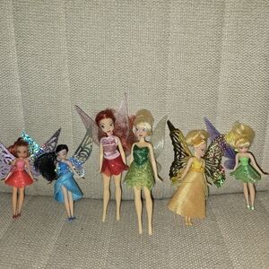 Disney: Tinker Bell Fairies: Pirate Fairy Movie: Mini Doll Lot 6